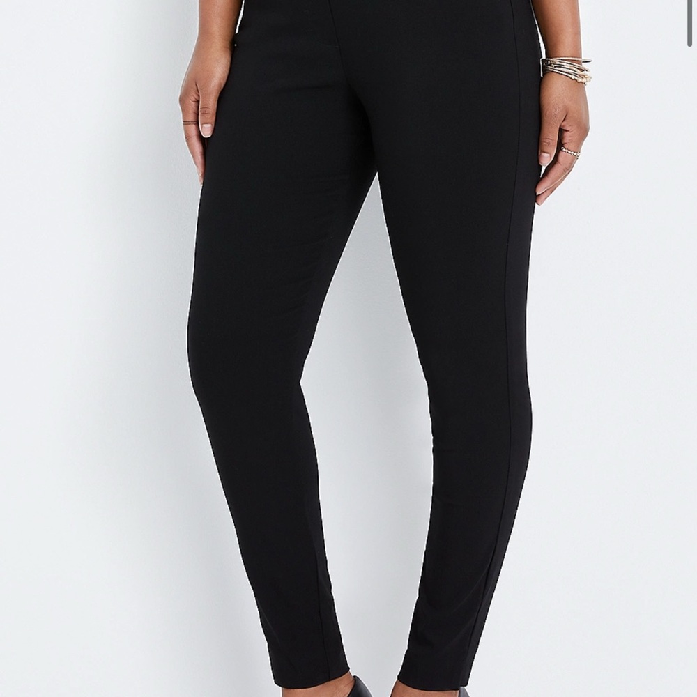 Women’s Maurice’s Black Pull On Bengaline Skinny Ankle Pant XXL